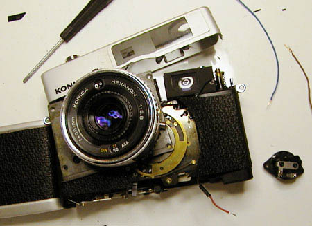 Konica C35 Repair